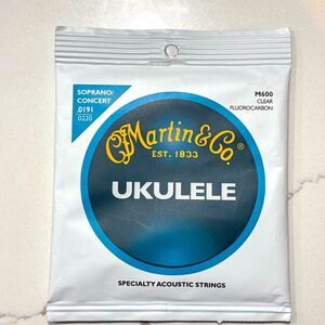 Martin & Co. | M600 Clear Fluorocarbon Ukulele Strings 0.0191/0.220 Gauge